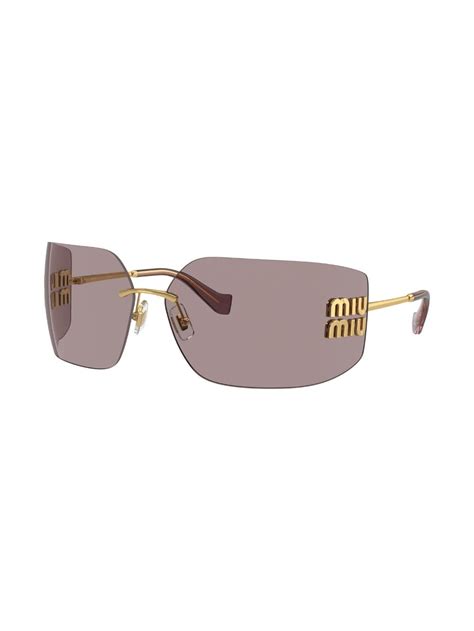 miu miu irregular shield sunglasses|miu miu runway sunglasses.